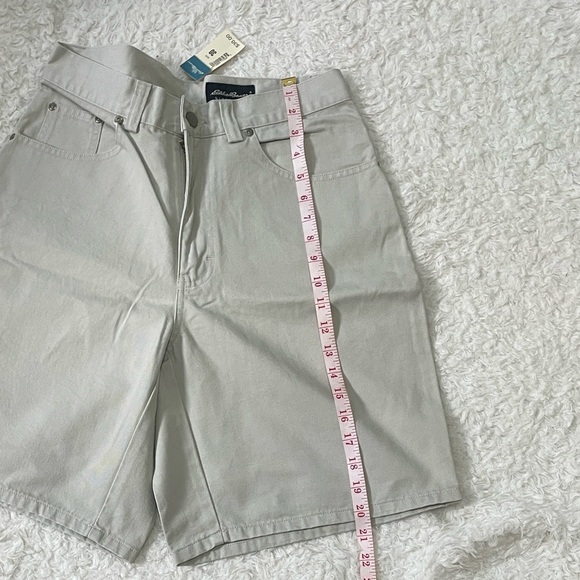 Eddie Bauer Classic Cream Trousers short for men - Picture 1 of 13